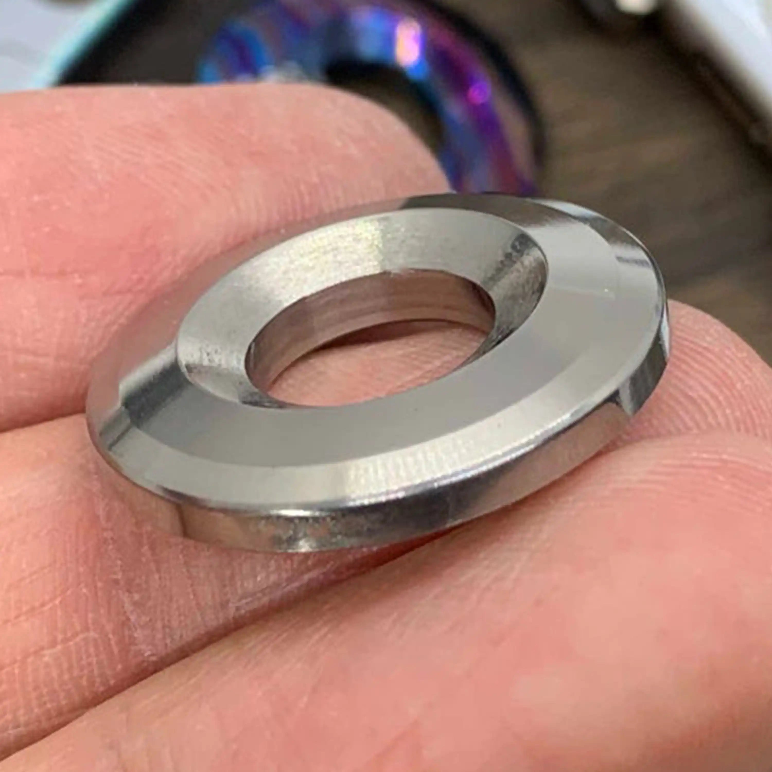 Lanyard Bead 1 inch<br>Titanium