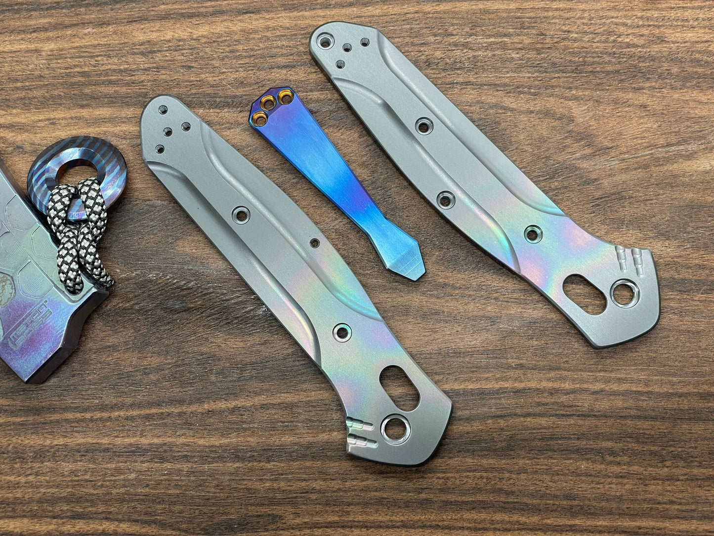 Flamed Dmd Titanium CLIP for most Benchmade models
