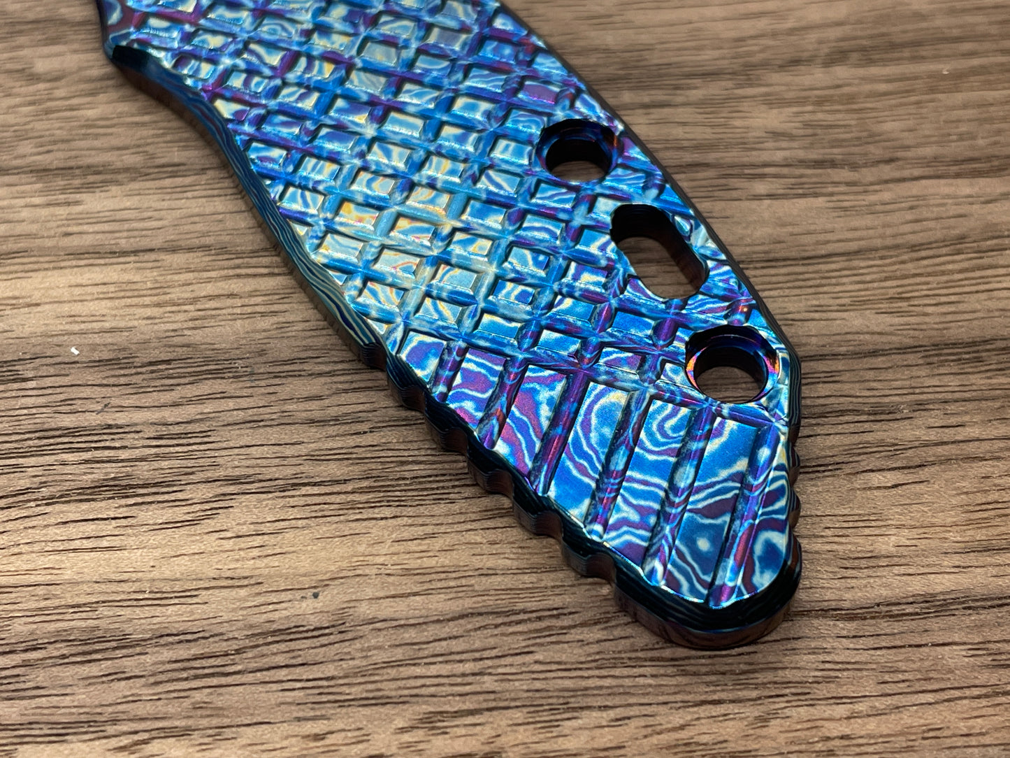 DRAGONFIRE Frag Cnc milled Timascus scale for XM-18 3.5 HINDERER