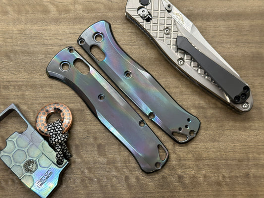 OIL SLICK Polished Zirconium Scales for Benchmade Bugout 535