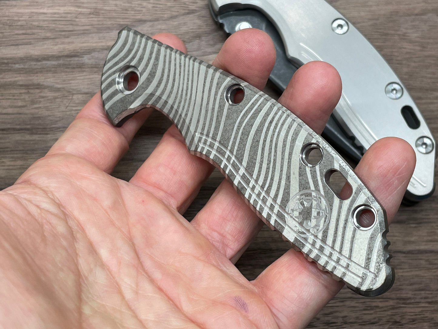 Battleworn BESKAR Mandalorian Titanium scale for XM-18 3.5 HINDERER