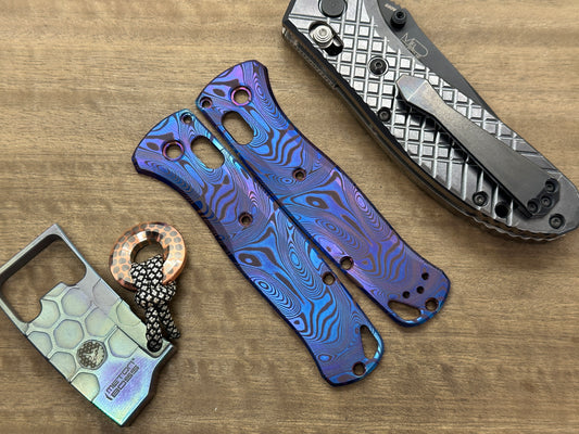 Dama FISH Flamed Titanium Scales for Benchmade Bugout 535