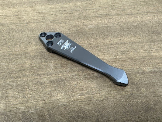"The only easy day was yesterday." Black Zirconium CLIP for SHAMAN Spyderco