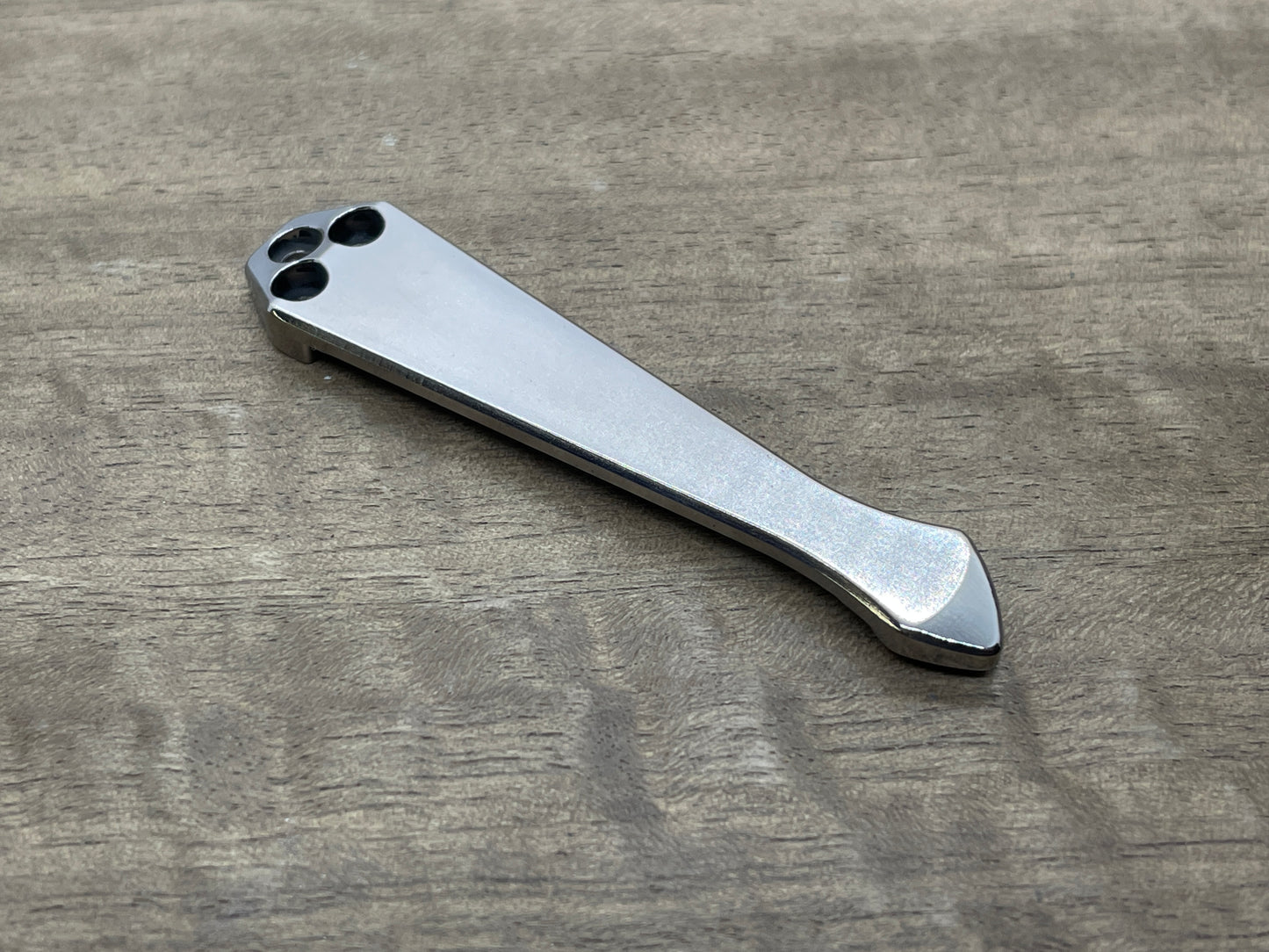Polished Spidy Titanium CLIP for most Spyderco models