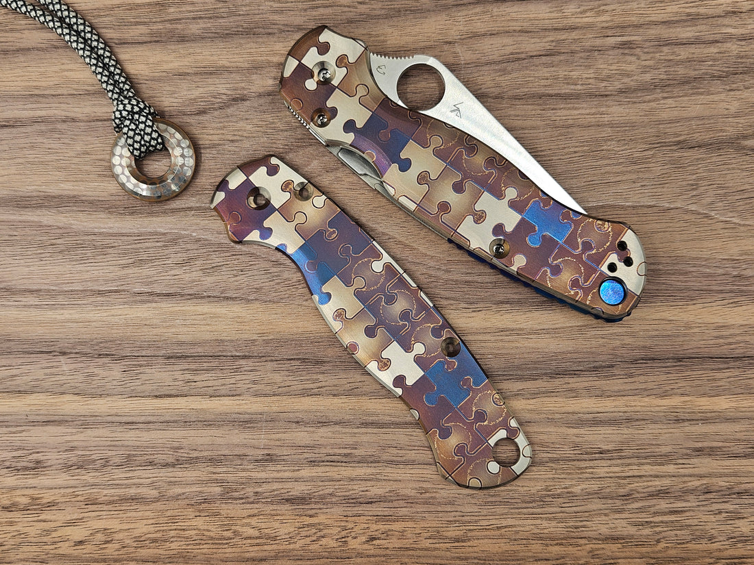 CLR Spyderco Paramilitary2<br>Titanium Standard Jigsaw Puzzle