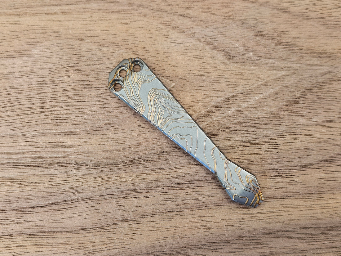 CLR Clip Benchmade Models<br>Titanium Standard - Diamond Tip<br>Topo Black