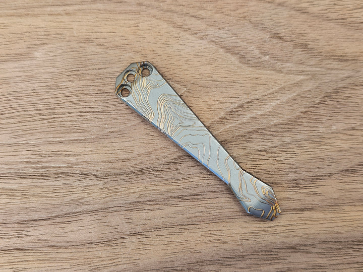 CLR Clip Benchmade Models<br>Titanium Standard - Diamond Tip<br>Topo Black