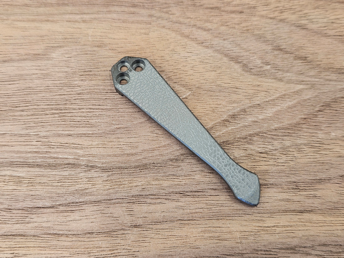 CLR Clip Spyderco Models<br>Zirconium Standard - Spidy Tip Nebula