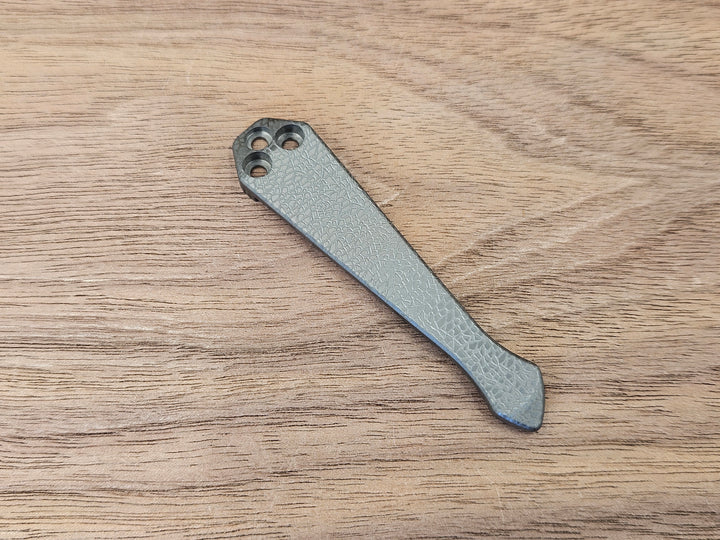 CLR Clip Spyderco Models<br>Zirconium Standard - Spidy Tip Nebula