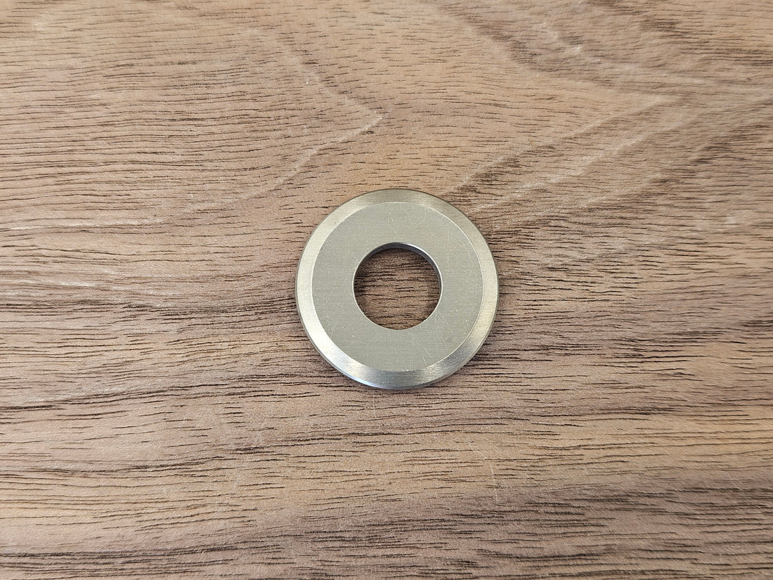 CLR Lanyard Bead 1 inch<br>Titanium Mystery Heat ano