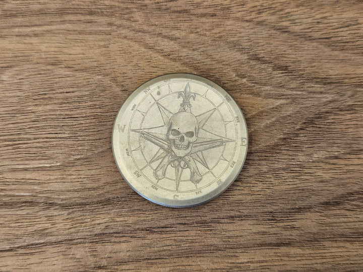 CLR Everyday Coin 148<br>Titanium Pirate Stone Washed