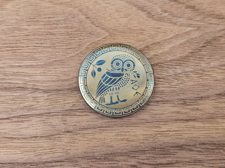 CLR Everyday Coin 123<br>Greek Ascology<br>Owl Flamed