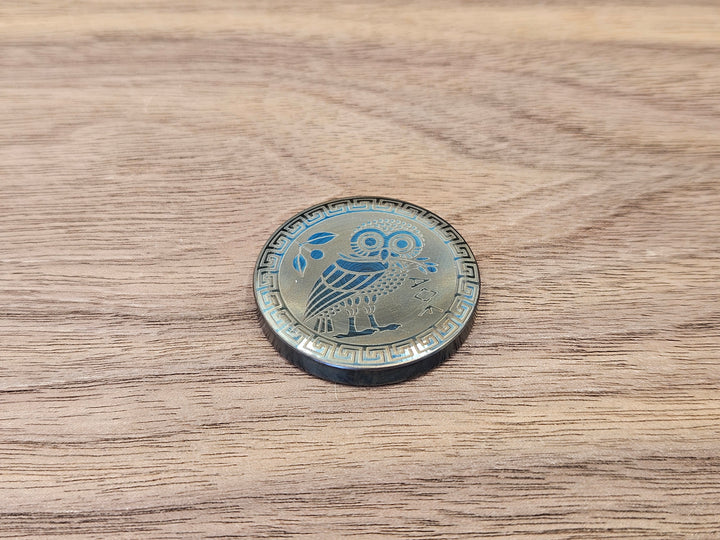 CLR Everyday Coin 123<br>Greek Ascology<br>Owl Flamed