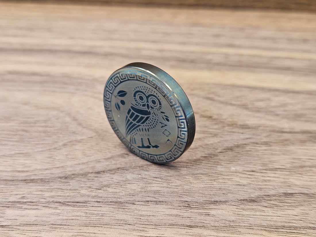 CLR Everyday Coin 123<br>Greek Ascology<br>Owl Flamed