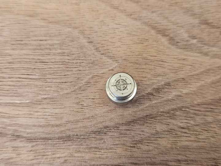 CLR Titanium Lanyard Hole Plug<br>Spyderco PM2 & PM3 Compass
