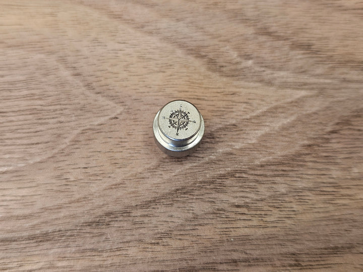 CLR Titanium Lanyard Hole Plug<br>Spyderco PM2 & PM3 Compass