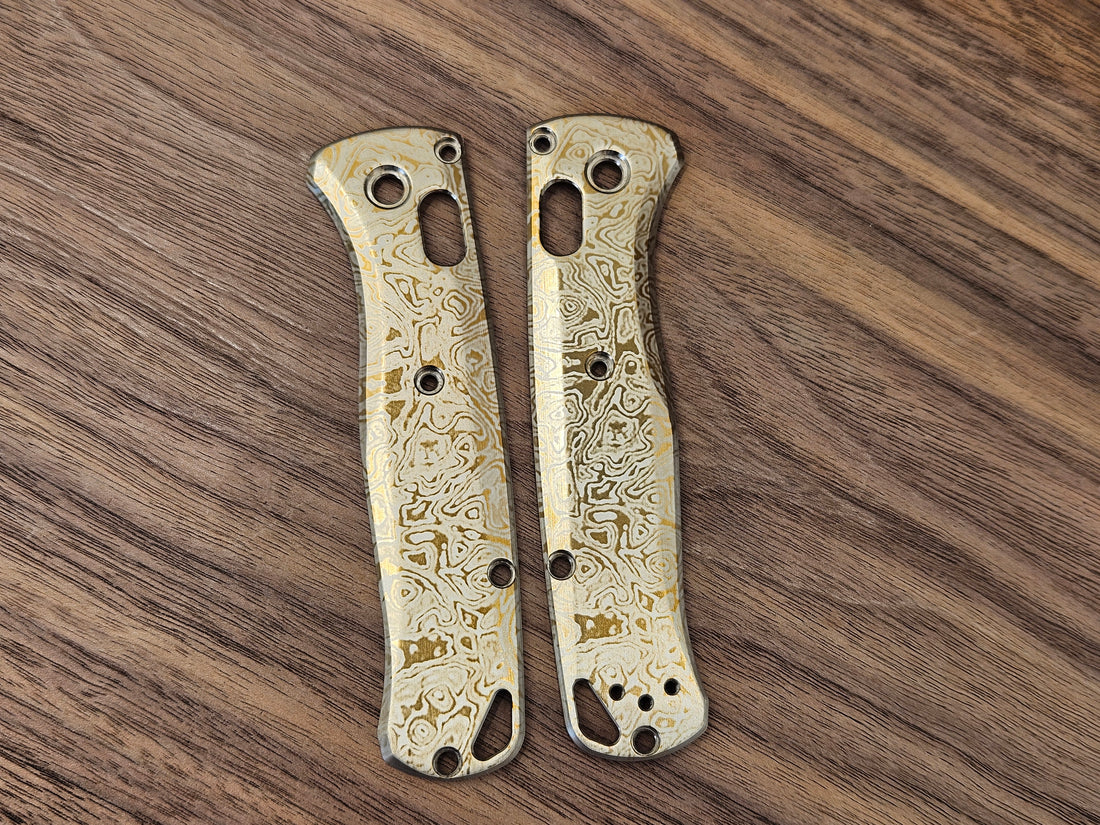 CLR Benchmade Bugout 535<br>Titanium Standard<br>Alien Gold ano
