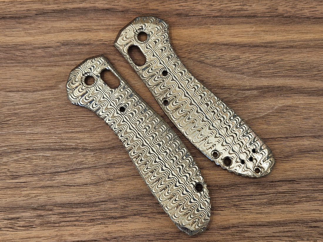 CLR Benchmade Griptilian 550<br>Titanium Standard Ripple