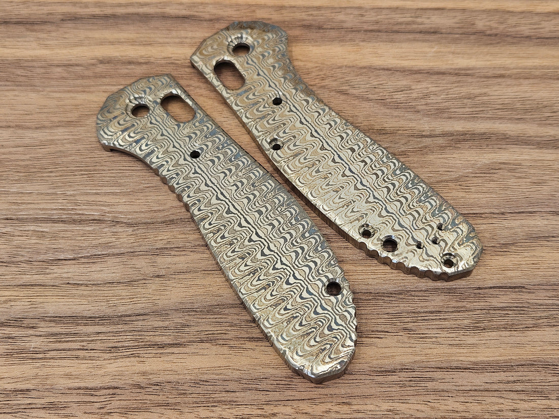 CLR Benchmade Griptilian 550<br>Titanium Standard Ripple