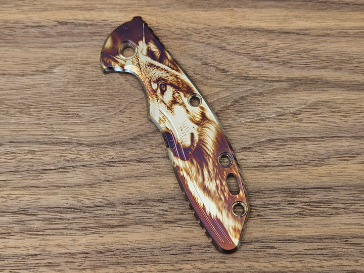 CLR<br>Hinderer XM 18 3.5 Titanium Standard Wolf Heat ano