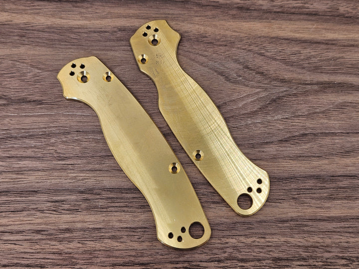 CLR Spyderco Paramilitary 2<br>Brass Standard