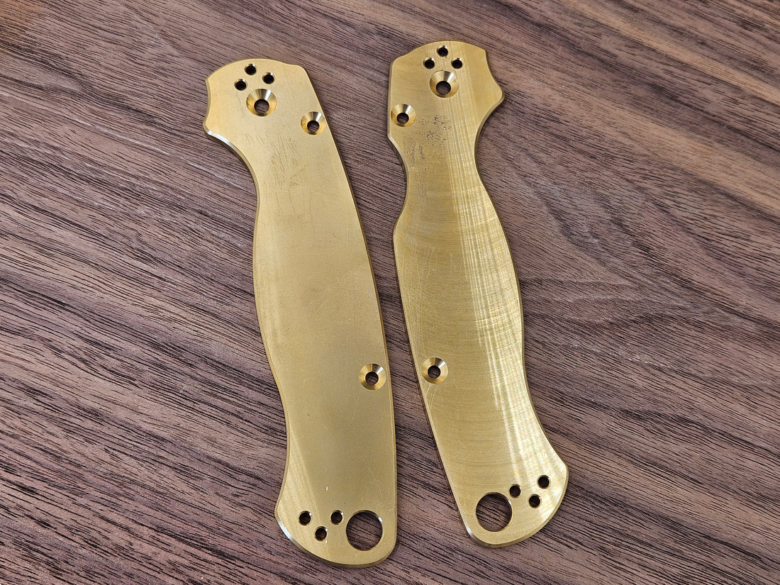 CLR Spyderco Paramilitary 2<br>Brass Standard