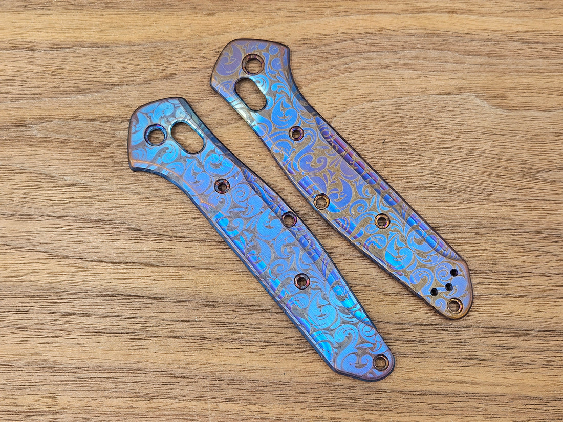 CLR Benchmade 940 Osborne<br>Titanium Standard Victoria Flamed