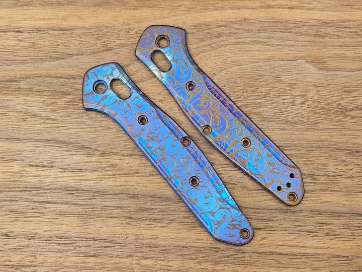 CLR Benchmade 940 Osborne<br>Titanium Standard Victoria Flamed