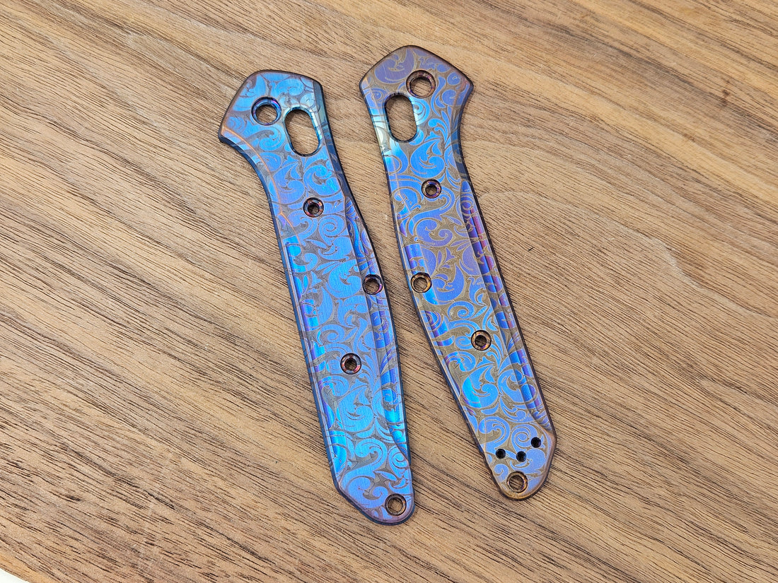 CLR Benchmade 940 Osborne<br>Titanium Standard Victoria Flamed