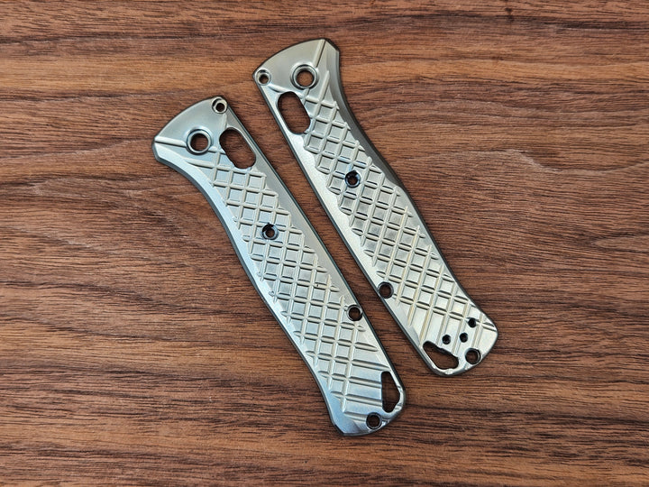 CLR Benchmade Bugout 535 Titanium Frag<br>Light Blue Flamed Polished