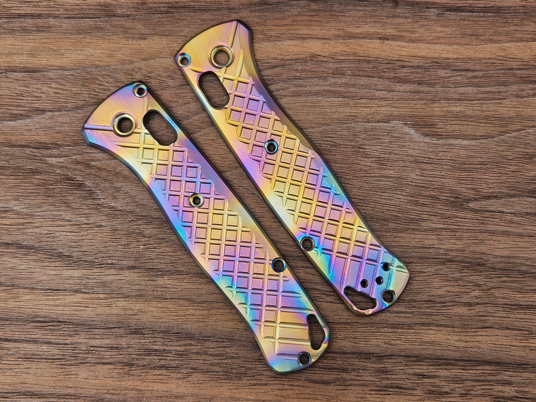 CLR Benchmade Bugout 535<br>Titanium Frag Oil Slick