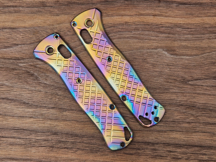 CLR Benchmade Bugout 535<br>Titanium Frag Oil Slick