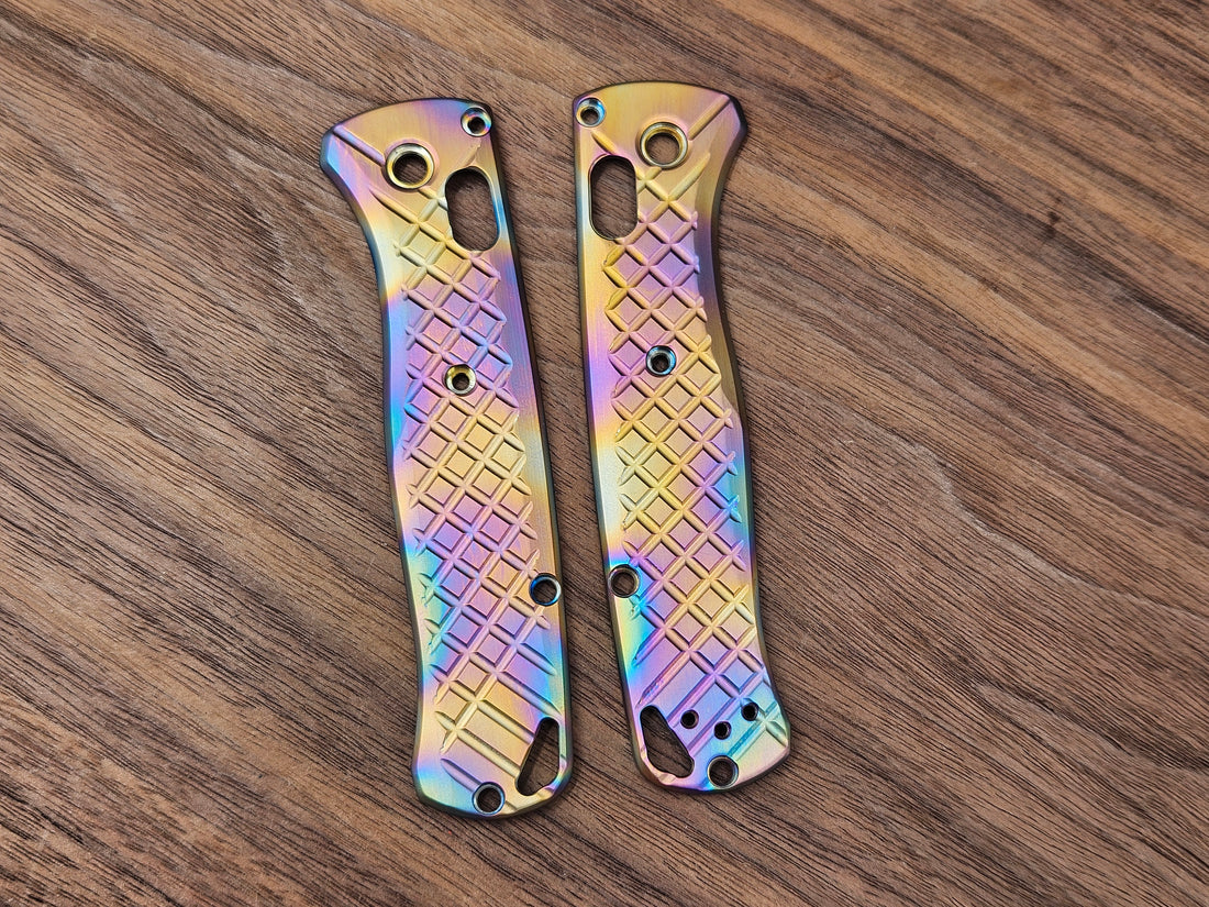 CLR Benchmade Bugout 535<br>Titanium Frag Oil Slick