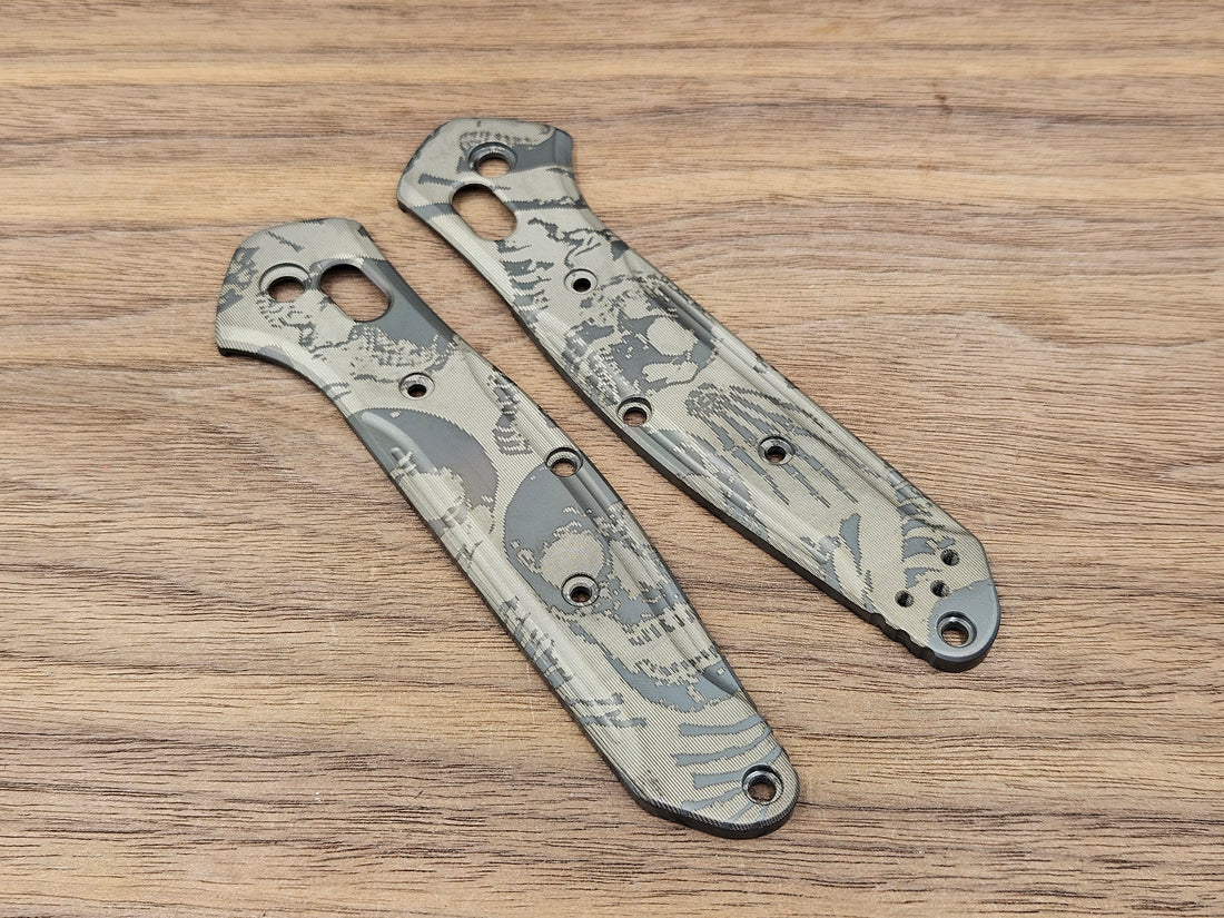 CLR Benchmade 940 Osborne<br>Zirconium Standard Skull Black