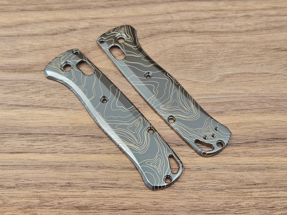 CLR Benchmade Bugout 535<br>Titanium Standard<br>Topo Black