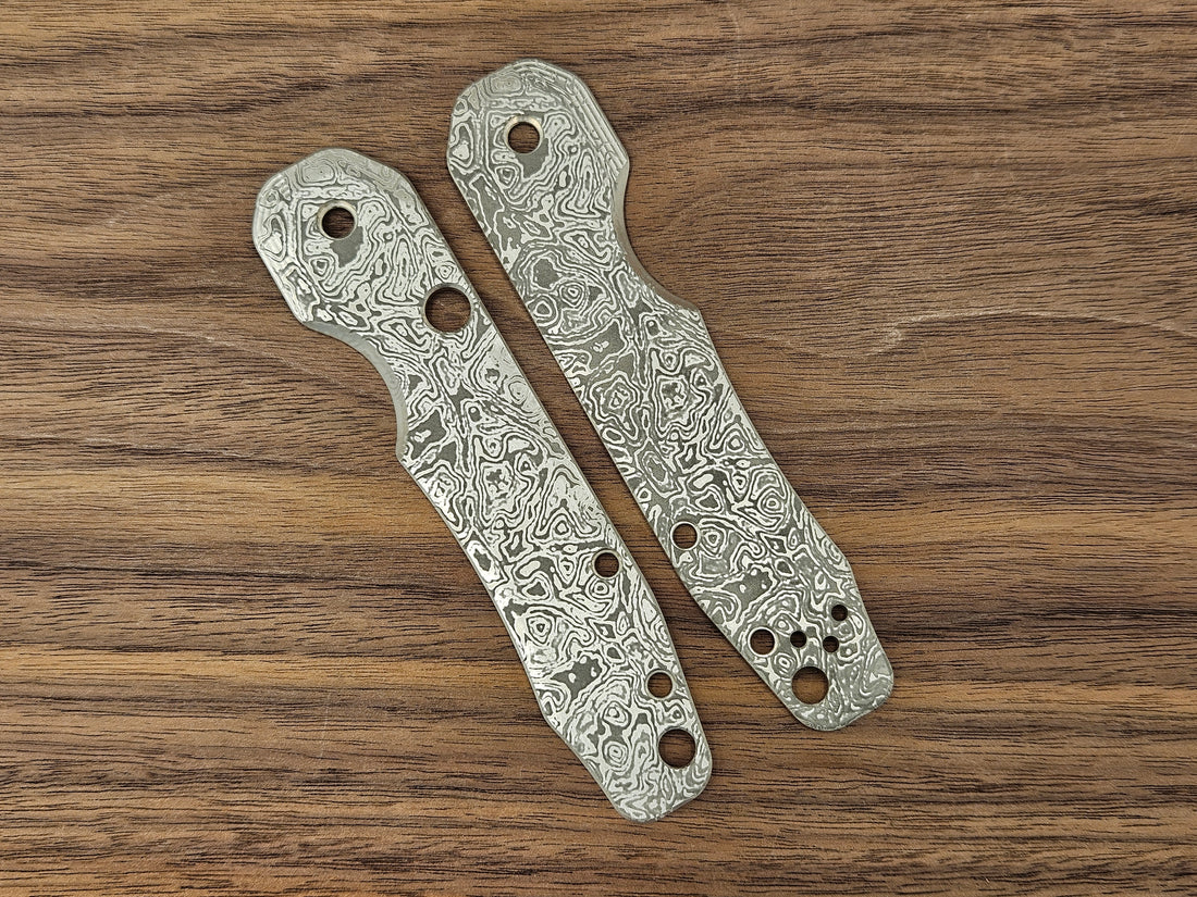 CLR Spyderco Smock<br>Aluminum Standard Alien matte