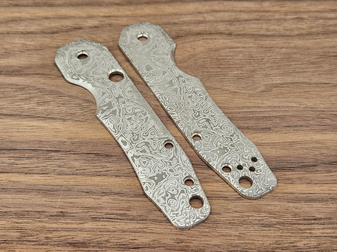CLR Spyderco Smock<br>Aluminum Standard Alien matte