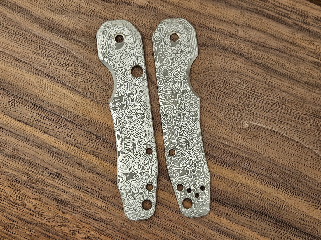 CLR Spyderco Smock<br>Aluminum Standard Alien matte