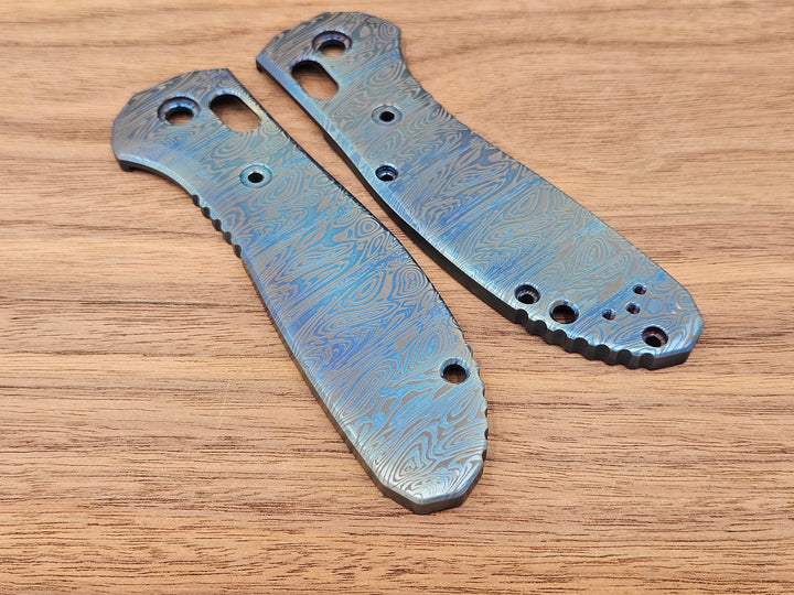 CLR Benchmade Griptilian 550<br>Titanium Standard<br>Dama Fish Flamed