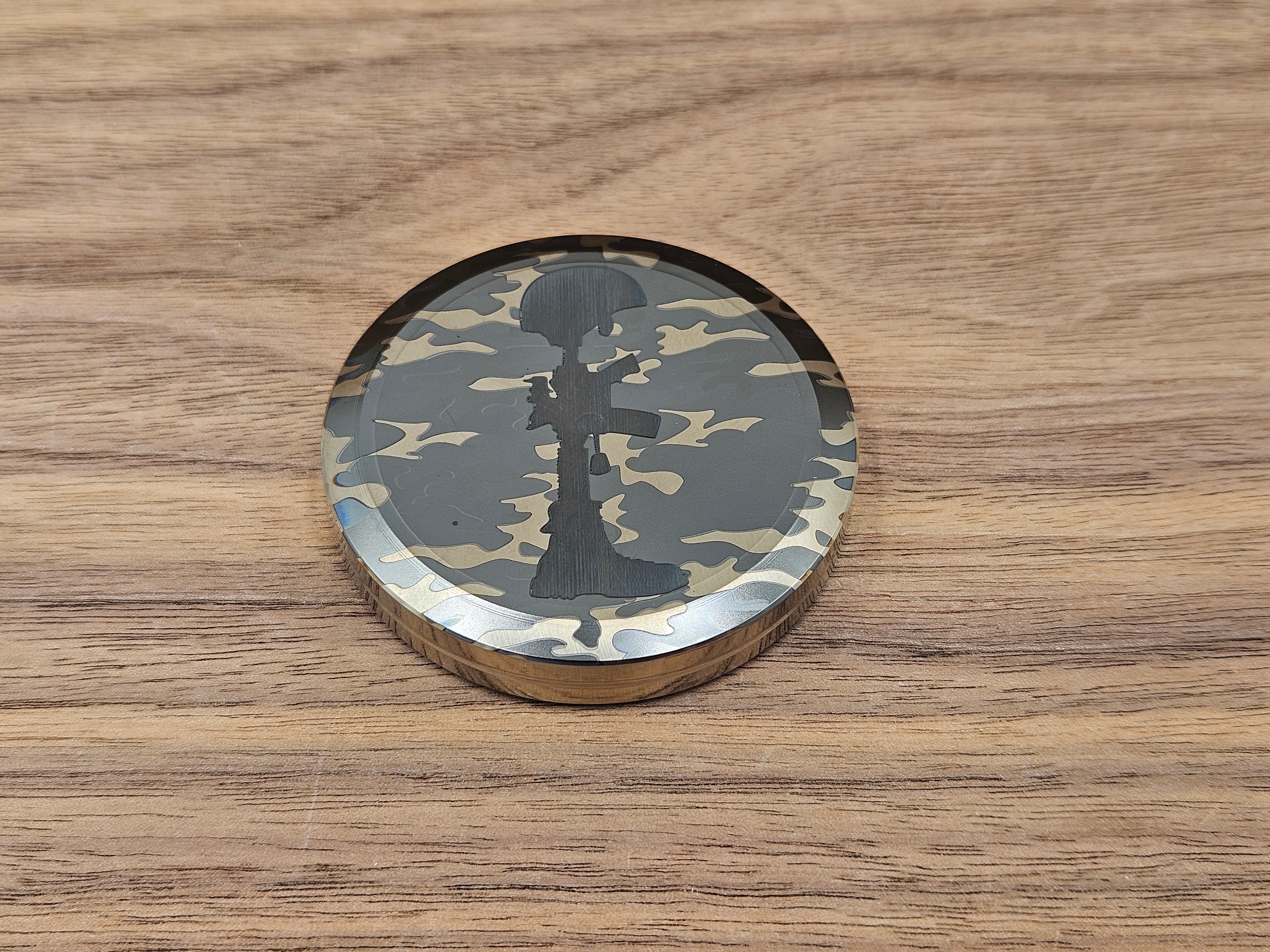 CLR Everyday Coin 215<br>Titanium Memorial Camo