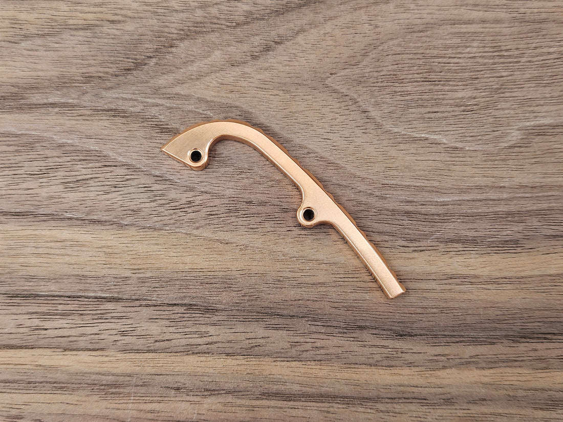 CLR Spyderco Shaman<br>Copper Backspacer Polished