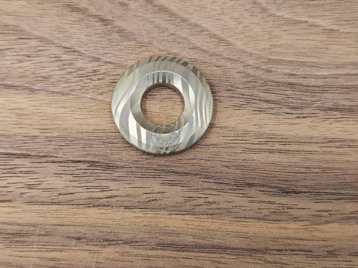 CLR Lanyard Bead 1 inch<br>Titanium Beskar Mandalorian