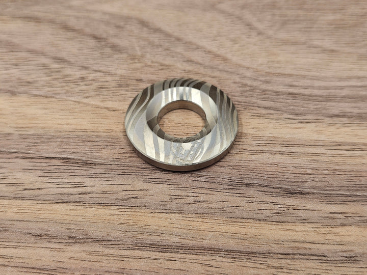 CLR Lanyard Bead 1 inch<br>Titanium Beskar Mandalorian