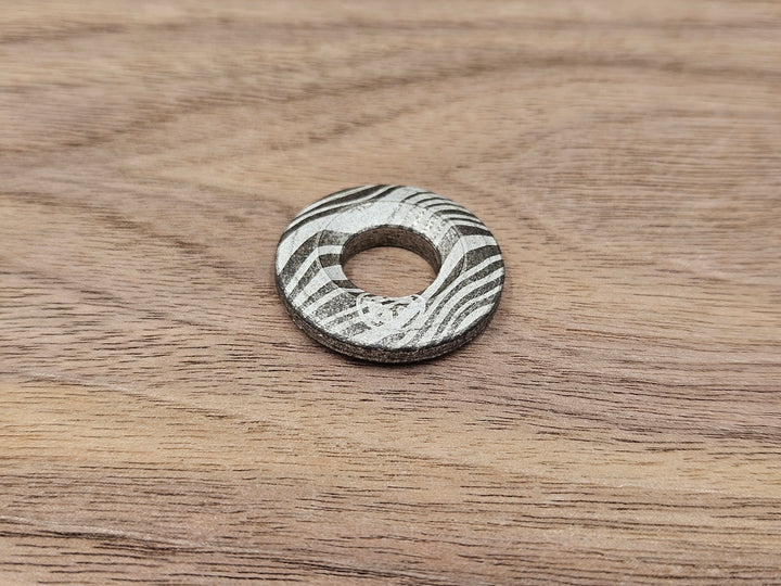 CLR Lanyard Bead 1 inch<br>Aluminum Beskar Mandalorian Battleworn