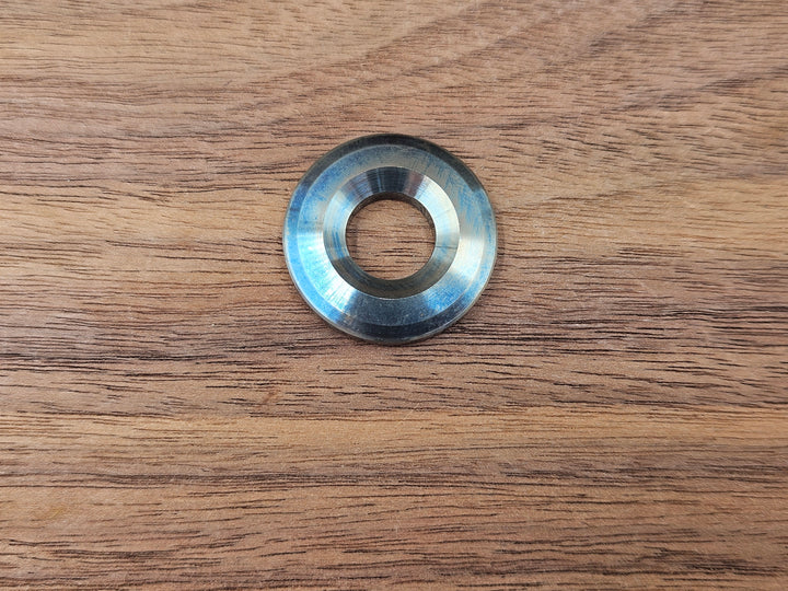 CLR Lanyard Bead 1 inch<br>Titanium Light Blue Flamed