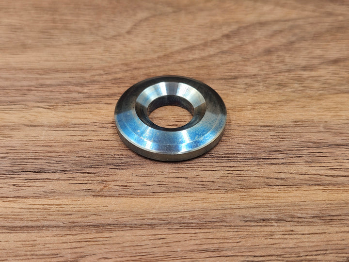 CLR Lanyard Bead 1 inch<br>Titanium Light Blue Flamed