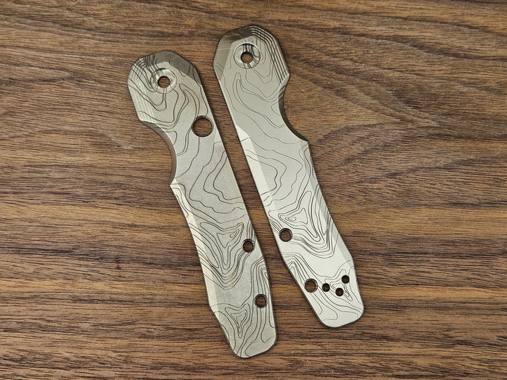 CLR Spyderco Smock 2.0<br>Titanium Standard Topo