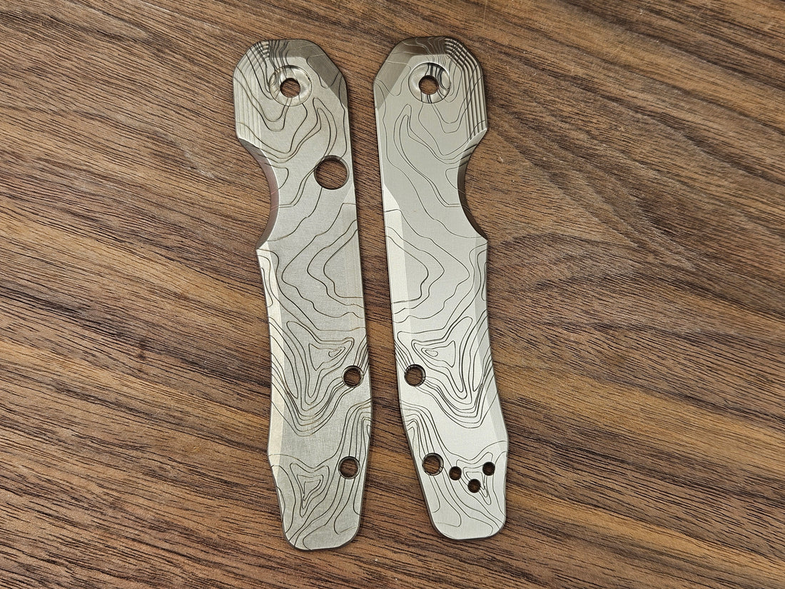 CLR Spyderco Smock 2.0<br>Titanium Standard Topo