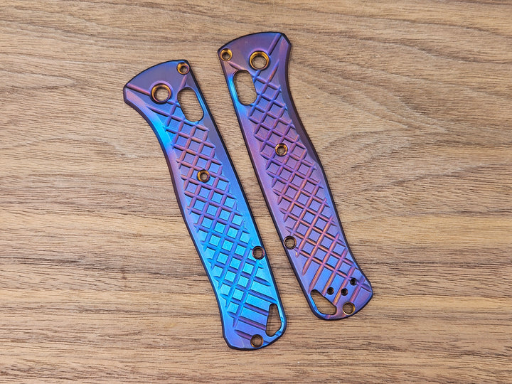 CLR Benchmade Bugout 535<br>Titanium Frag Flamed