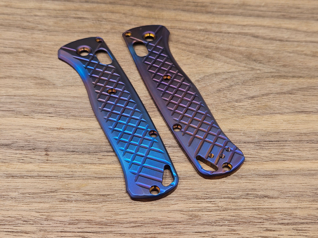 CLR Benchmade Bugout 535<br>Titanium Frag Flamed